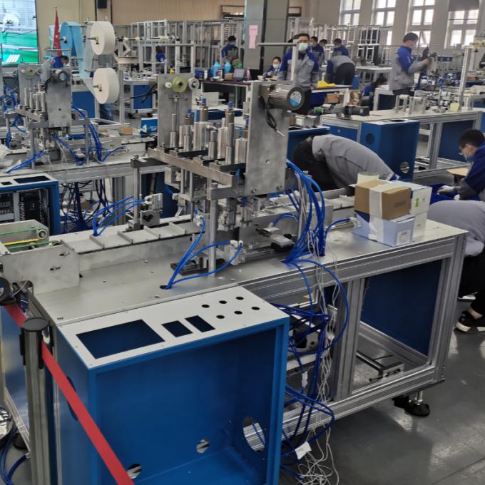 Máscara disponible plana completamente automática quirúrgica que hace la máquina 0