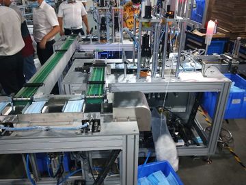 Automático médico doblando la máscara no tejida que hace la máquina proveedor