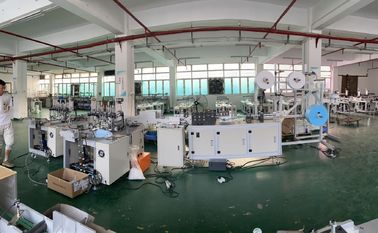 Cadena de producción automática de la mascarilla del gancho del hospital proveedor