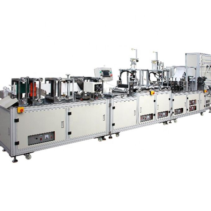 Máscara semi auto ultrasónica N95 de la soldadura del gancho que hace la máquina 0
