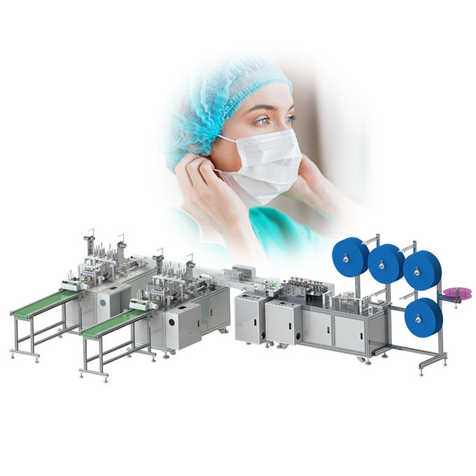 3 capas de la máquina quirúrgica ultrasónica automática de la mascarilla 0